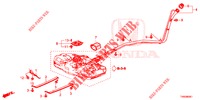 KRAFTSTOFFEINFUELLROHR (DIESEL) für Honda CIVIC DIESEL 1.6 S 5 Türen 6 gang-Schaltgetriebe 2015