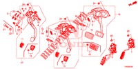 PEDAL (LH) für Honda CIVIC DIESEL 1.6 S 5 Türen 6 gang-Schaltgetriebe 2015