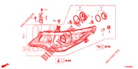 SCHEINWERFER  für Honda CIVIC DIESEL 1.6 S 5 Türen 6 gang-Schaltgetriebe 2015