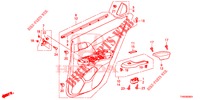 TUERVERKLEIDUNG, HINTEN(4D)  für Honda CIVIC DIESEL 1.6 S 5 Türen 6 gang-Schaltgetriebe 2015