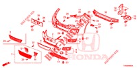 VORDERE STOSSFAENGER  für Honda CIVIC DIESEL 1.6 S 5 Türen 6 gang-Schaltgetriebe 2015