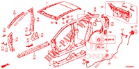 AUSSENBLECHE/TAFEL, HINTEN  für Honda CIVIC DIESEL 1.6 S EURO 6 5 Türen 6 gang-Schaltgetriebe 2015