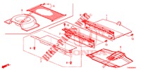 BODENBEHAELTER, HINTEN  für Honda CIVIC DIESEL 1.6 S EURO 6 5 Türen 6 gang-Schaltgetriebe 2015