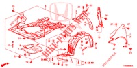 KOTFLUEGEL, VORNE  für Honda CIVIC DIESEL 1.6 S EURO 6 5 Türen 6 gang-Schaltgetriebe 2015