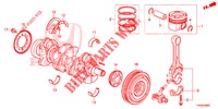 KURBELWELLE/KOLBEN (DIESEL) für Honda CIVIC DIESEL 1.6 S EURO 6 5 Türen 6 gang-Schaltgetriebe 2015