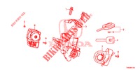 SCHLIESSZYLINDER KOMPONENTEN  für Honda CIVIC DIESEL 1.6 S EURO 6 5 Türen 6 gang-Schaltgetriebe 2015