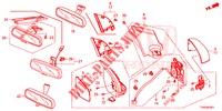 SPIEGEL/SCHIEBEDACH  für Honda CIVIC DIESEL 1.6 S EURO 6 5 Türen 6 gang-Schaltgetriebe 2015