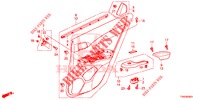 TUERVERKLEIDUNG, HINTEN(4D)  für Honda CIVIC DIESEL 1.6 S EURO 6 5 Türen 6 gang-Schaltgetriebe 2015
