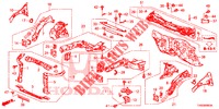 VORDERE TRENNWAND/STIRNWAND  für Honda CIVIC DIESEL 1.6 S EURO 6 5 Türen 6 gang-Schaltgetriebe 2015