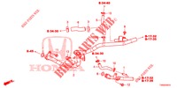 WASSERSCHLAUCH/HEIZUNGSSCHACHT (DIESEL) für Honda CIVIC DIESEL 1.6 S EURO 6 5 Türen 6 gang-Schaltgetriebe 2015