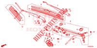 WINDSCHUTZSCHEIBENWISCHER (LH) für Honda CIVIC DIESEL 1.6 S EURO 6 5 Türen 6 gang-Schaltgetriebe 2015
