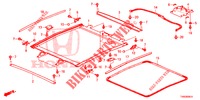 DACHVERKLEIDUNG/SONNENBLENDE/SCHIEBEFENSTER  für Honda CIVIC 1.8 EXCLUSIVE NAVI 5 Türen 6 gang-Schaltgetriebe 2015