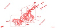DROSSELKLAPPENGEHAEUSE (1.8L) für Honda CIVIC 1.8 EXCLUSIVE NAVI 5 Türen 6 gang-Schaltgetriebe 2015