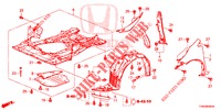 KOTFLUEGEL, VORNE  für Honda CIVIC 1.8 EXCLUSIVE NAVI 5 Türen 6 gang-Schaltgetriebe 2015