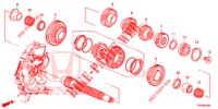 NEBENWELLE  für Honda CIVIC 1.8 EXCLUSIVE NAVI 5 Türen 6 gang-Schaltgetriebe 2015