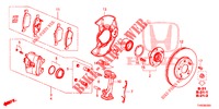 VORDERRADBREMSE  für Honda CIVIC 1.8 EXCLUSIVE NAVI 5 Türen 6 gang-Schaltgetriebe 2015