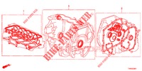 DICHTUNG SATZ/ GETRIEBE KOMPL. (1.8L) für Honda CIVIC 1.8 EXCLUSIVE NAVI 5 Türen 5 gang automatikgetriebe 2015