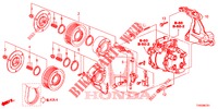 KLIMAANLAGE (COMPRESSEUR) (1.8L) für Honda CIVIC 1.8 EXCLUSIVE NAVI 5 Türen 5 gang automatikgetriebe 2015