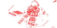 HEIZGEBLAESE (LH) für Honda CIVIC 1.8 LIFESTYLE 5 Türen 6 gang-Schaltgetriebe 2015