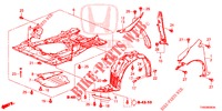 KOTFLUEGEL, VORNE  für Honda CIVIC 1.8 LIFESTYLE 5 Türen 6 gang-Schaltgetriebe 2015