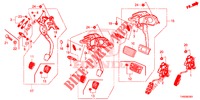 PEDAL (LH) für Honda CIVIC 1.8 LIFESTYLE 5 Türen 6 gang-Schaltgetriebe 2015