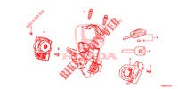 SCHLIESSZYLINDER KOMPONENTEN  für Honda CIVIC 1.8 LIFESTYLE 5 Türen 6 gang-Schaltgetriebe 2015