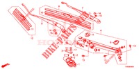 WINDSCHUTZSCHEIBENWISCHER (LH) für Honda CIVIC 1.8 LIFESTYLE 5 Türen 6 gang-Schaltgetriebe 2015