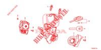 SCHLIESSZYLINDER KOMPONENTEN  für Honda CIVIC 1.8 LIFESTYLE 5 Türen 5 gang automatikgetriebe 2015