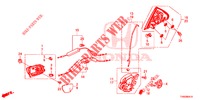 TUERSCHLOESSER, HINTEN/AEUSSERER GRIFF  für Honda CIVIC 1.8 LIFESTYLE 5 Türen 5 gang automatikgetriebe 2015