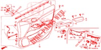 TUERVERKLEIDUNG, VORNE (LH) für Honda CIVIC 1.8 LIFESTYLE 5 Türen 5 gang automatikgetriebe 2015