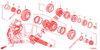 NEBENWELLE  für Honda CIVIC 1.8 S 5 Türen 6 gang-Schaltgetriebe 2015