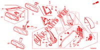 SPIEGEL/SCHIEBEDACH  für Honda CIVIC 1.8 S 5 Türen 6 gang-Schaltgetriebe 2015