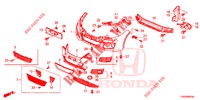 VORDERE STOSSFAENGER  für Honda CIVIC 1.8 S 5 Türen 6 gang-Schaltgetriebe 2015