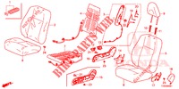 VORDERSITZ/SITZGURTE (D.) (LH) für Honda CIVIC 1.8 S 5 Türen 6 gang-Schaltgetriebe 2015