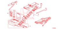 WERKZEUGE/WAGENHEBER  für Honda CIVIC 1.8 S 5 Türen 6 gang-Schaltgetriebe 2015