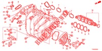 ANSAUGKRUEMMER (1.8L) für Honda CIVIC 1.8 S 5 Türen 5 gang automatikgetriebe 2015