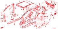 AUSSENBLECHE/TAFEL, HINTEN  für Honda CIVIC 1.8 S 5 Türen 5 gang automatikgetriebe 2015