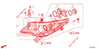 SCHEINWERFER  für Honda CIVIC 1.8 S 5 Türen 5 gang automatikgetriebe 2015