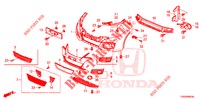 VORDERE STOSSFAENGER  für Honda CIVIC 1.8 S 5 Türen 5 gang automatikgetriebe 2015