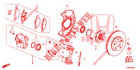 VORDERRADBREMSE  für Honda CIVIC 1.8 S 5 Türen 5 gang automatikgetriebe 2015