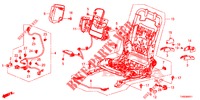 VORNE SITZKOMPONENTEN (G.) (HAUTEUR MANUELLE) für Honda CIVIC 1.8 S 5 Türen 5 gang automatikgetriebe 2015