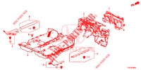 BODENMATTE/ISOLATOR  für Honda CIVIC 1.0 MID 5 Türen vollautomatische 2018