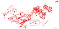 BODENMATTE/ISOLATOR  für Honda CIVIC  1.0 MID BLACK EDITION 5 Türen 6 gang-Schaltgetriebe 2018