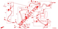 KLIMAANLAGE (FLEXIBLES/TUYAUX) (1,0 L) (LH) für Honda CIVIC 1.0 TOP 5 Türen 6 gang-Schaltgetriebe 2018
