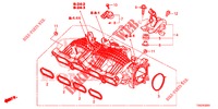 ANSAUGKRUEMMER (1.5L) für Honda CIVIC 1.5 PRESTIGE 5 Türen 6 gang-Schaltgetriebe 2018