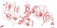 VORDERRADBREMSE (2) für Honda CIVIC 1.5 PRESTIGE 5 Türen 6 gang-Schaltgetriebe 2018