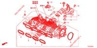 ANSAUGKRUEMMER (1.5L) für Honda CIVIC 1.5 SPORT NAVI 5 Türen 6 gang-Schaltgetriebe 2018