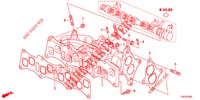 ANSAUGKRUEMMER (DIESEL) (2.2L) für Honda CIVIC DIESEL 2.2 EXCLUSIVE 5 Türen 6 gang-Schaltgetriebe 2013