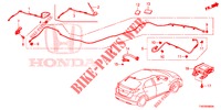 ANTENNE/LAUTSPRECHER (LH) für Honda CIVIC DIESEL 2.2 EXCLUSIVE 5 Türen 6 gang-Schaltgetriebe 2013