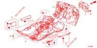 BODENMATTE/ISOLATOR  für Honda CIVIC DIESEL 2.2 EXCLUSIVE 5 Türen 6 gang-Schaltgetriebe 2013